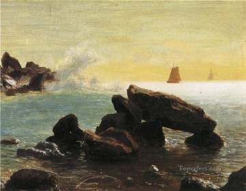 Islas Farralon California luminismo paisaje marino Albert Bierstadt Beach Pinturas al óleo